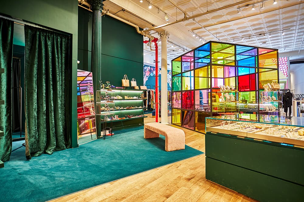 Colorful interior of Flying Solo in SoHo