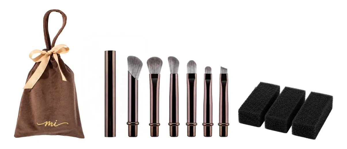 Travel Upgrade pouch, brushes, and sponge refills
